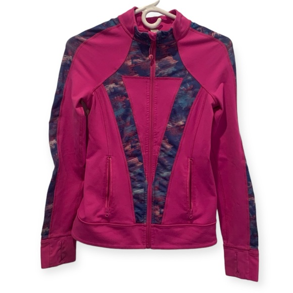 Ivivva girls, size 14, zip up jacket/sweater, pink - Picture 1 of 9